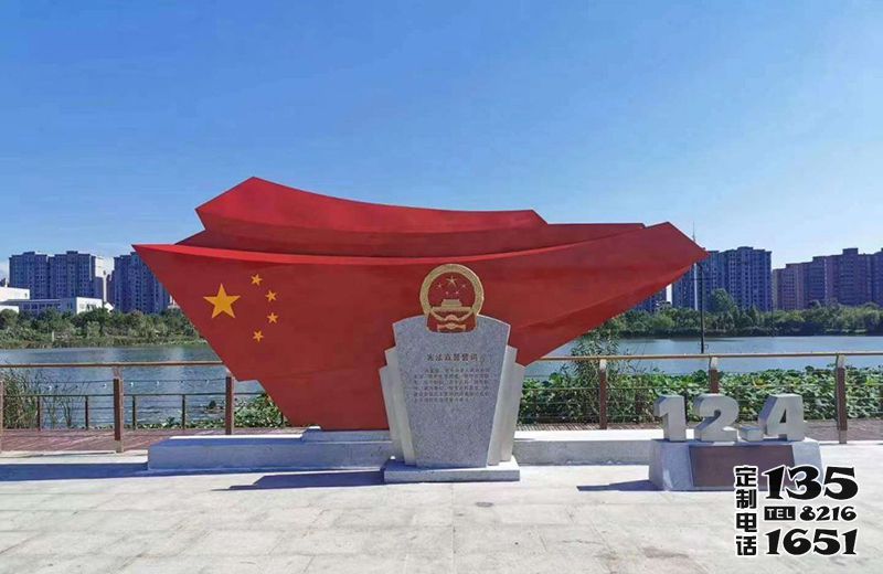 景區(qū)大型戶(hù)外景觀(guān)玻璃鋼彩繪旗幟雕塑 景區(qū)大型戶(hù)外景觀(guān)玻璃鋼彩繪旗幟雕塑