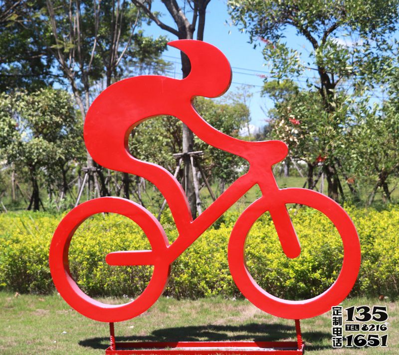 剪影自行車(chē)人物公園抽象玻璃鋼園林景觀雕塑 剪影自行車(chē)人物公園抽象玻璃鋼園林景觀雕塑